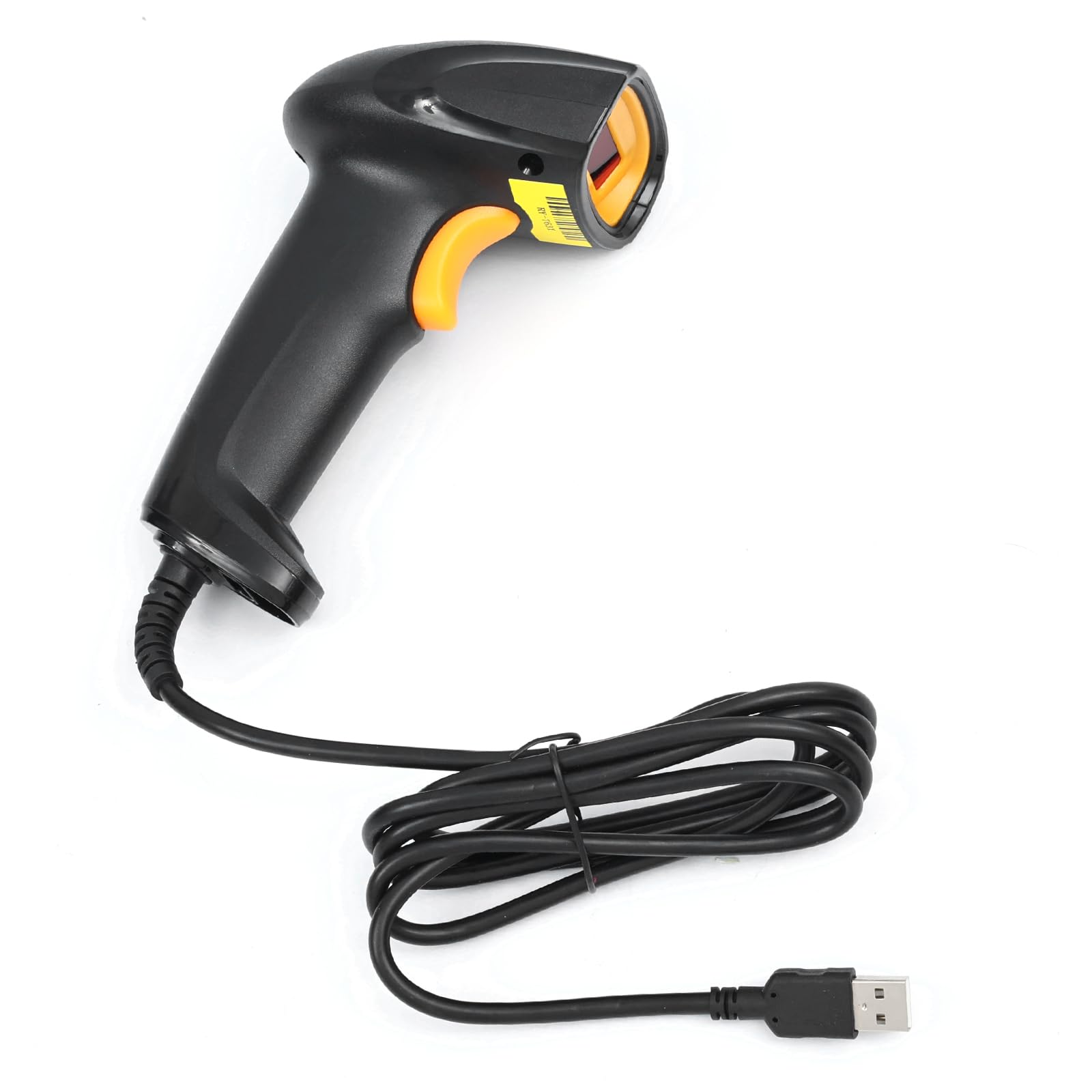 USB 1D Barcode Scanner, Handheld Wired CCD Barcode Reader, Used for POS System Sensing, Stores, supermarkets, Warehouses, Libraries, Supports Windows/