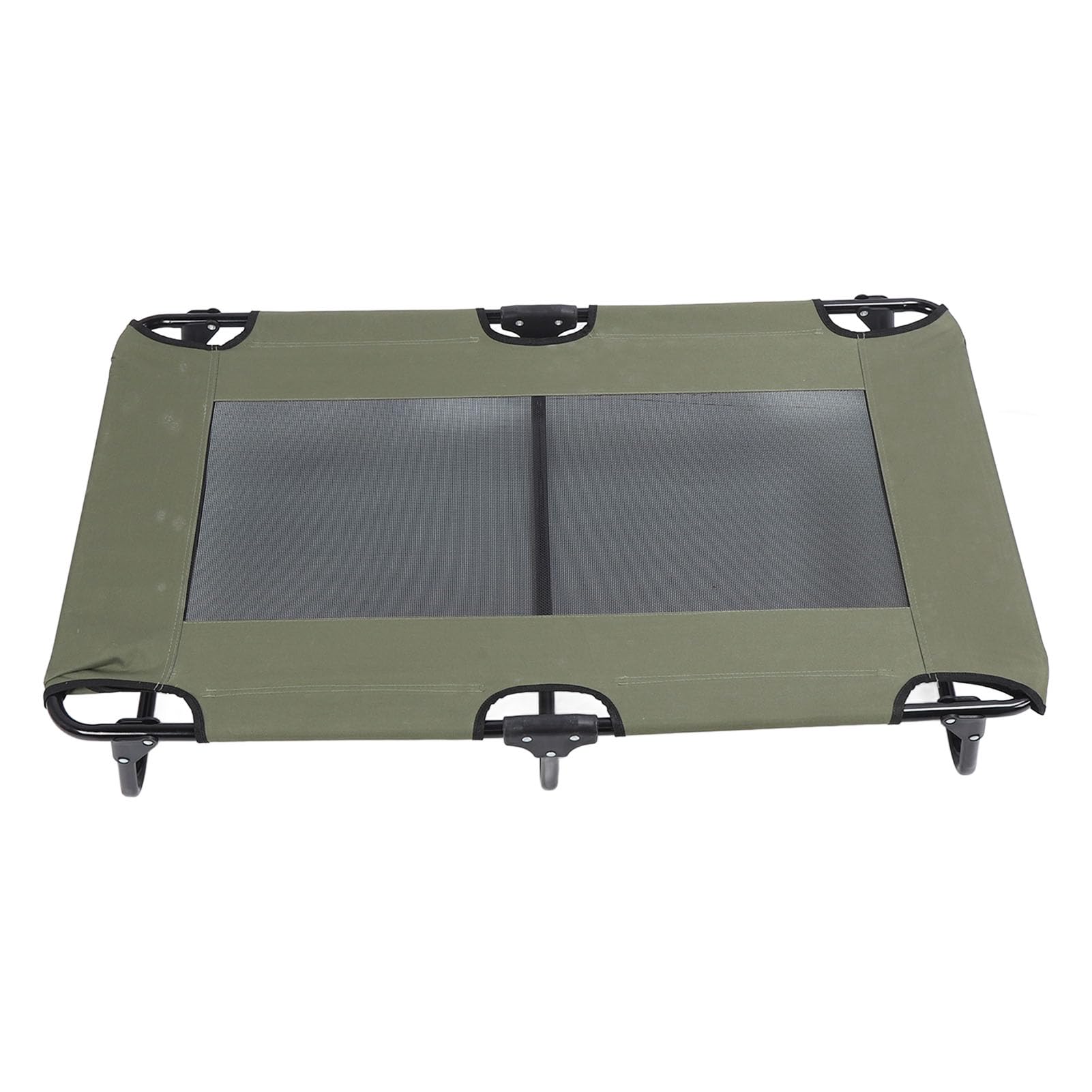 Lit surélevé pour chien pliable 76x51cm en acier lit de voyage respirant