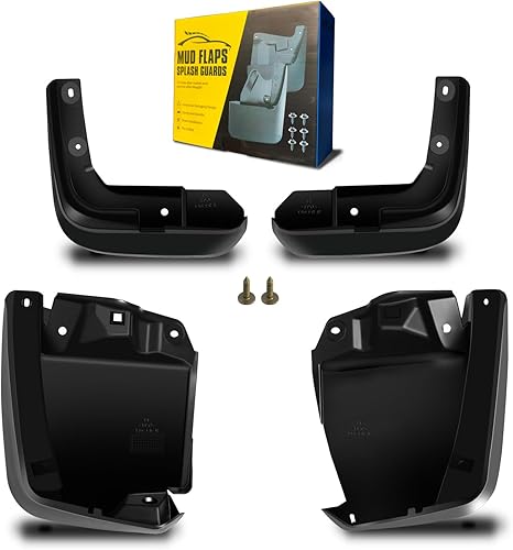 QUYDDC Aletas de barro aptas para Ho-nda Civic 4 puertas Sedan 2012-2015 (no compatible con modelos CoupeHatchback de 2 puertas), guardabarros