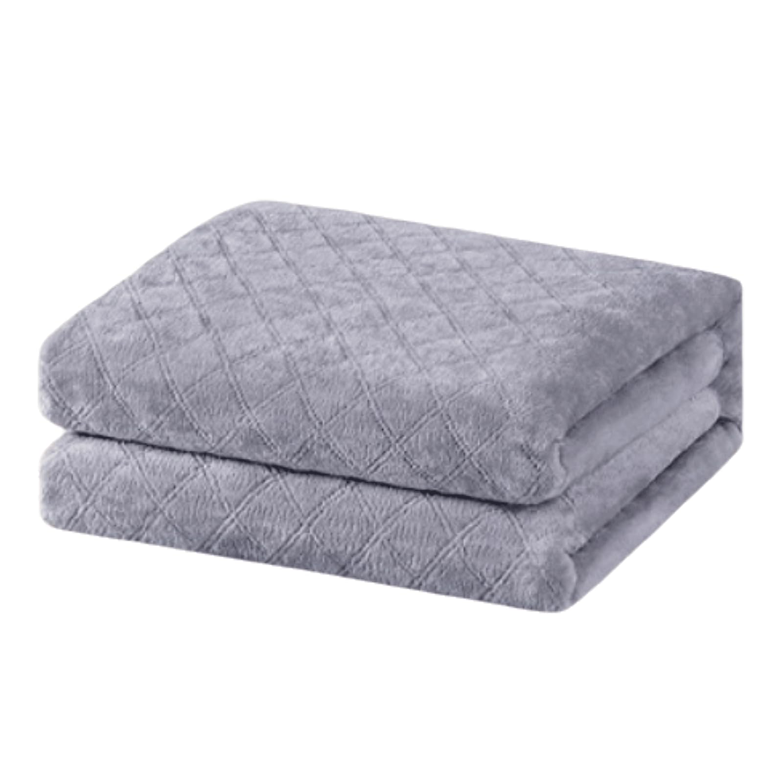 PEKJI Cotton Heated Throw with Timer Function Dual Control Electric Blankets Portable Heating Blanket Throw Quick Heating