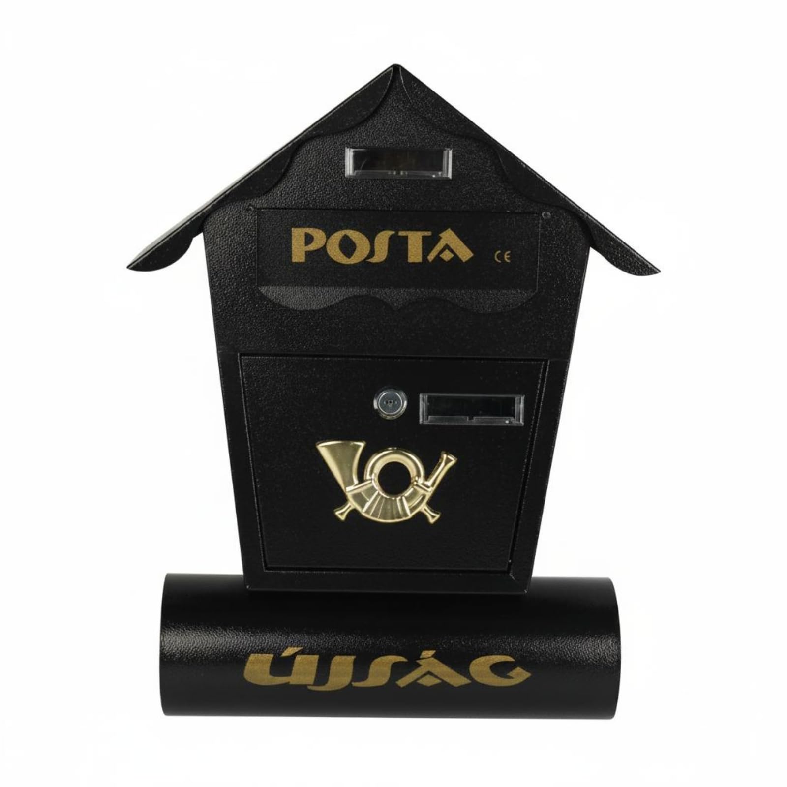 Rainproof Mailbox Long-Lasting Wall-Mounted Mailbox Sturdy Outdoor Letter Box Simple Design for Office, Entrance, Single Mailbox-image-48
