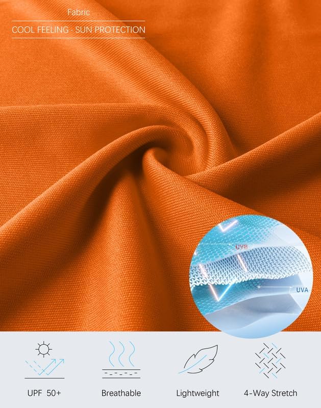 Men's Polo Shirt Long Sleeve Golf Shirts Lightweight UPF 50+ Sun Protection Cool Shirts for Men Work Fishing Outdoor - Image 4