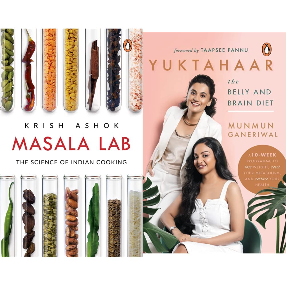 Masala Lab: The Science of Indian Cooking: The Science of Indian Cooking - the bestseller on food, the definitive book for every Indian kitchen, illustrated & Yuktahaar: The Belly and Brain Diet