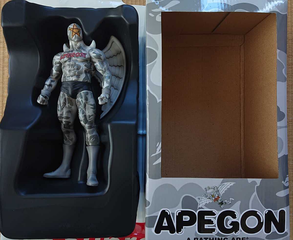 キン肉マン　A BATHING APE APEGON エイプゴン　フィギュア Amazon | 極美 APE ゆでたまご CCP キン肉マン APEGON スタンド付き