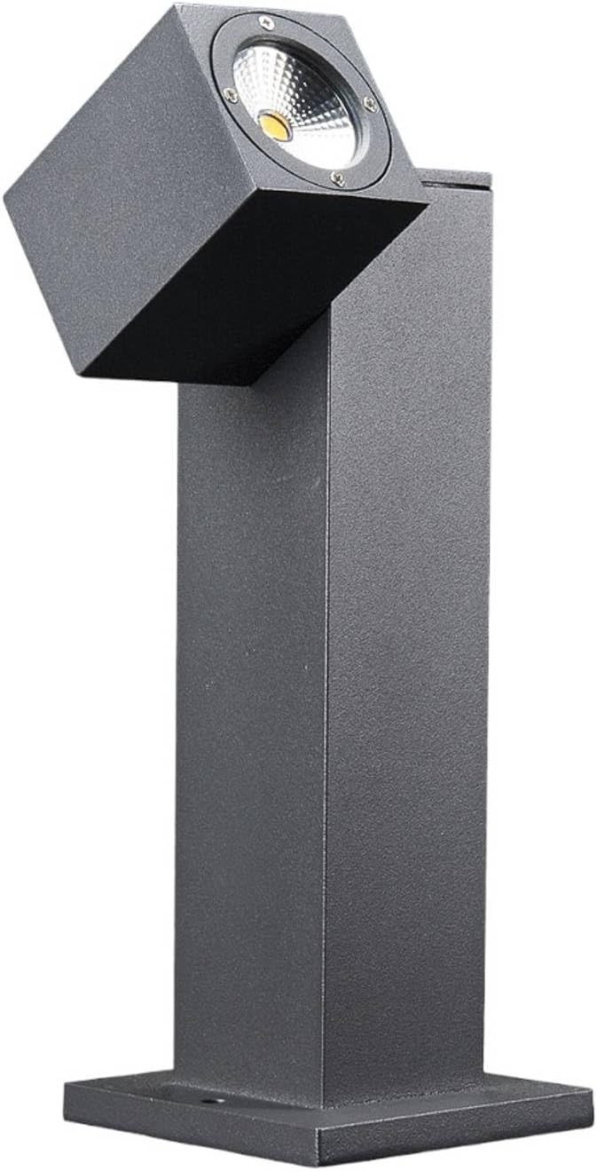 Lucande Keke Außenleuchte – Moderne Pollerleuchte Aus Aluminium, IP44, Schwarz, 70 Cm Hoch, E27 Fassung