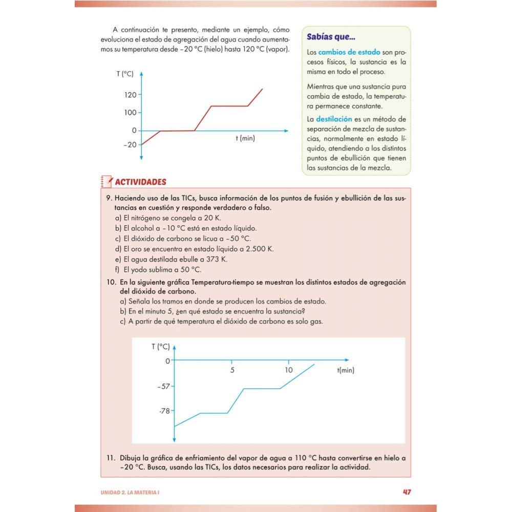Física y Química 2 Educación Secundaria - Libro de Aula | Física y Química 2º ESO - Editorial GEU