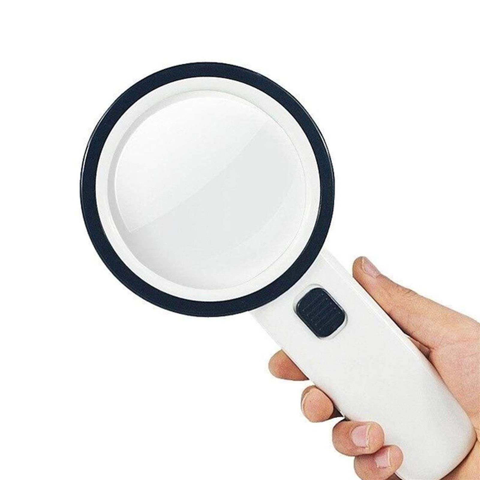 Lupa Profesional, Lupa Grande de 30 aumentos con iluminación, Lupa de Mano, para Que Las Personas Mayores Lean y exploren Accesorios de Laboratorio de joyería