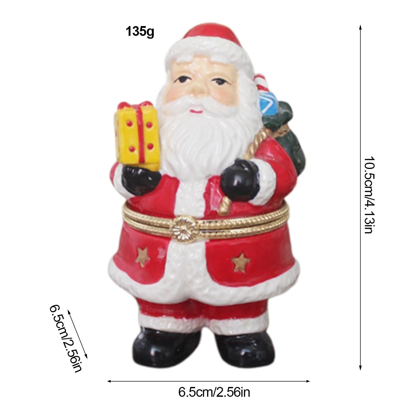 Amazon.co.jp: サンタクロースデコボックス クリスマス像