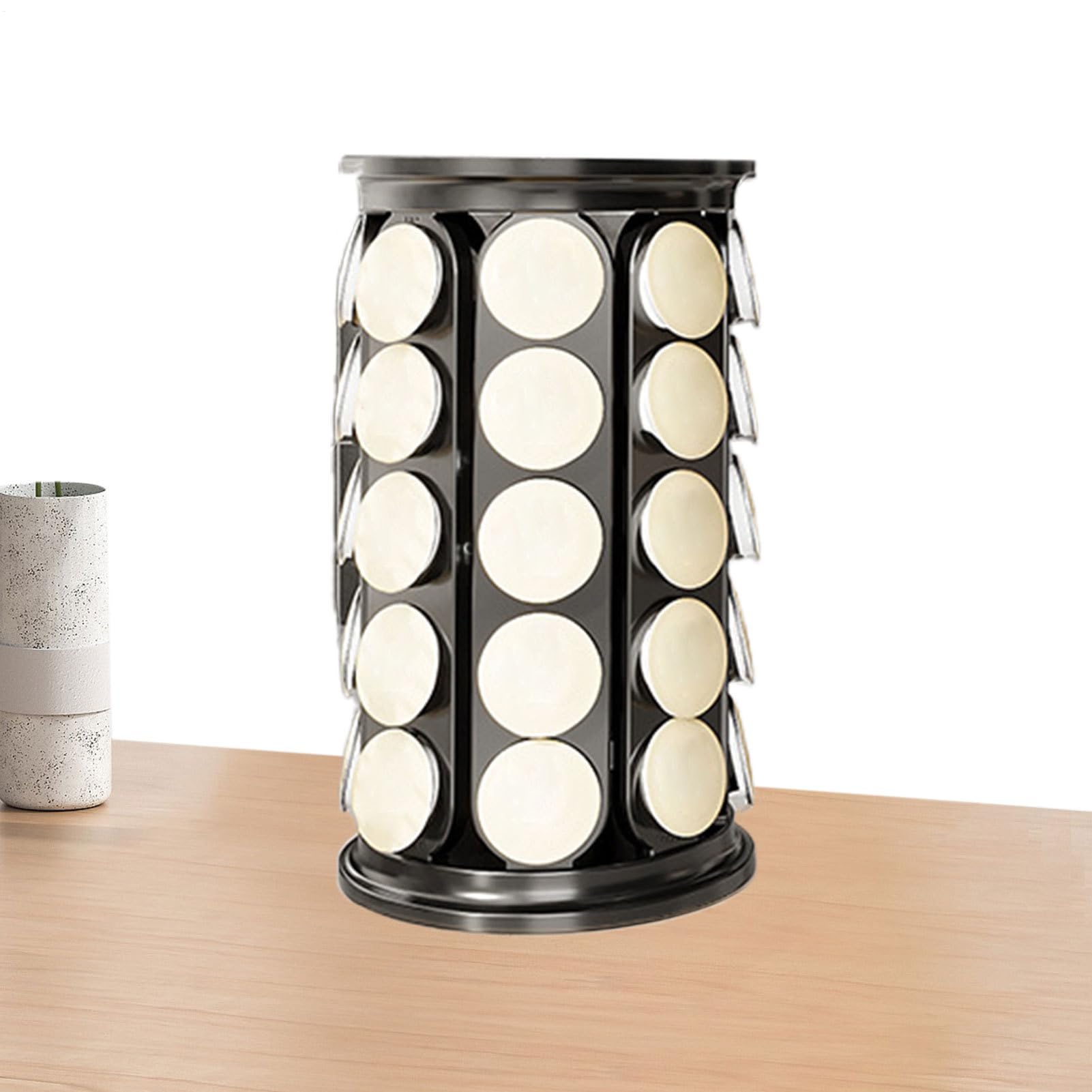 Organizador De Cápsulas De Café Organizador Rotativo 360° Bajo Armario