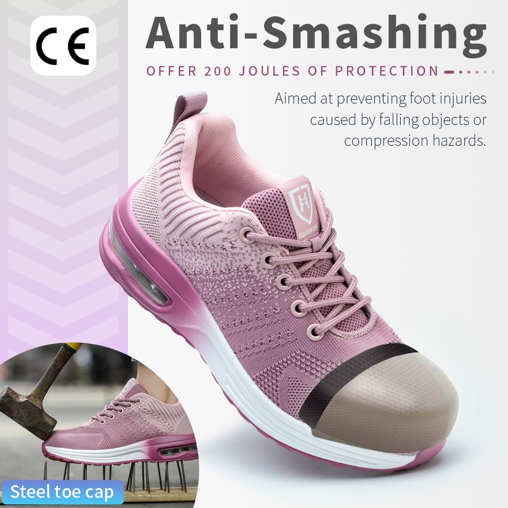 Scarpe Antinfortunistiche Uomo Donna Scarpe da Lavoroleggere Alte Comode Scarpe Sicurezza