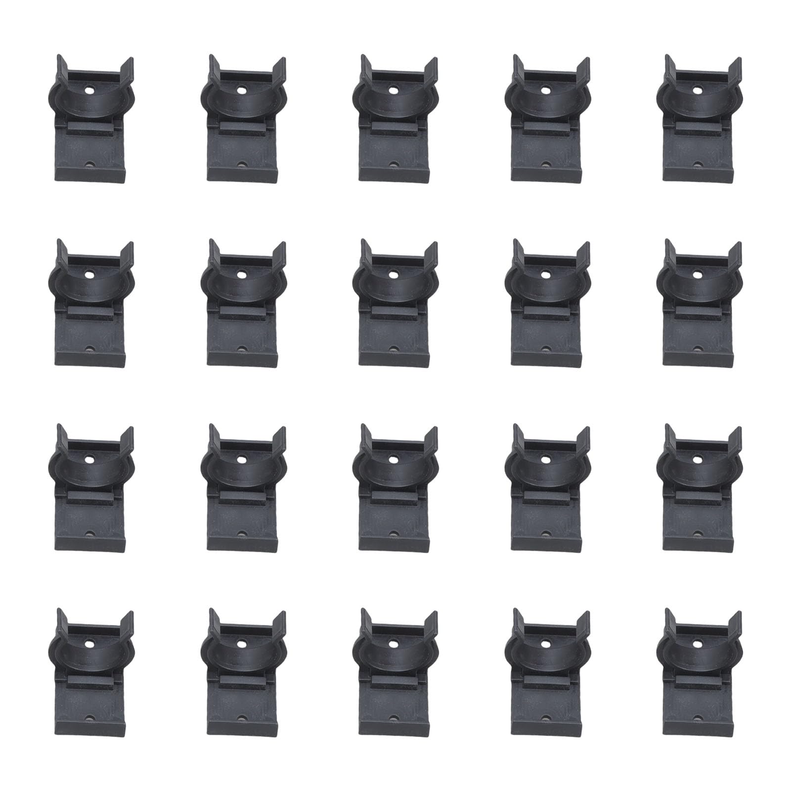 20Pcs Cabinet Kick Buckle Furniture Leg Plinth Clip Furniture Leveling Feet Clip for 32-42mm Kitchen Feet Adjustable Cabinet Kick Buckle