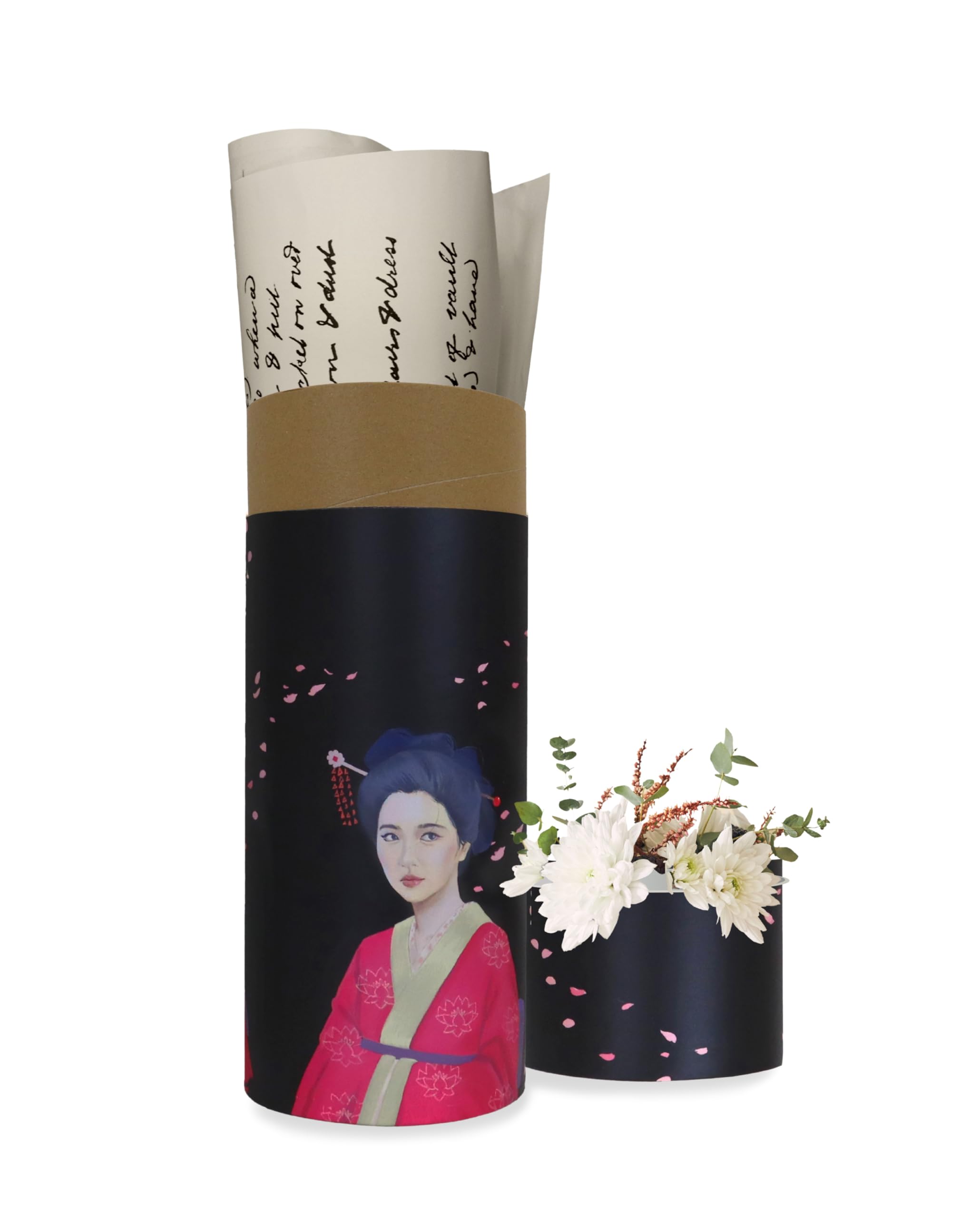 Majestic ALEA DULAC JW - Lampada da tavolo LED senza fili ricaricabile, per interni ed esterni, H37cm, confezione regalo riutilizzabile, design registrato Geisha