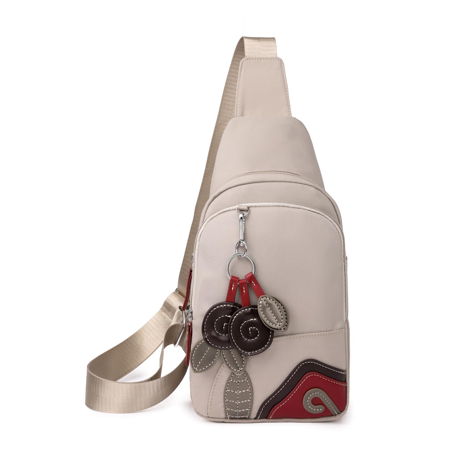 AnfeiSmall Sling Bag for Women, Crossbody Sling Purse Fanny Pack Sling Chest Bag for Women Men (A-Apricot Sling Bag), Apricot