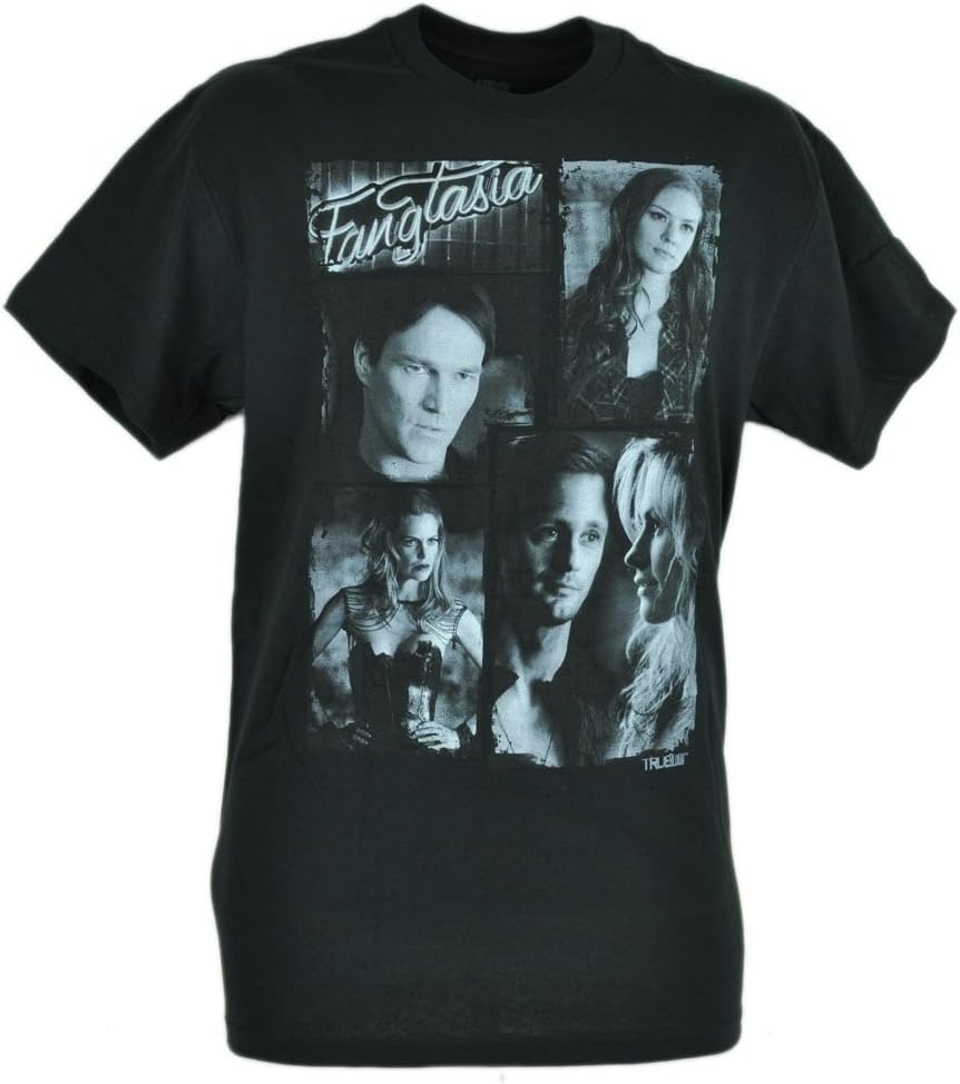 True Blood HBO Tv Series Show Vampire Black Tshirt Tee Shirt Fangtasia 2XLarge