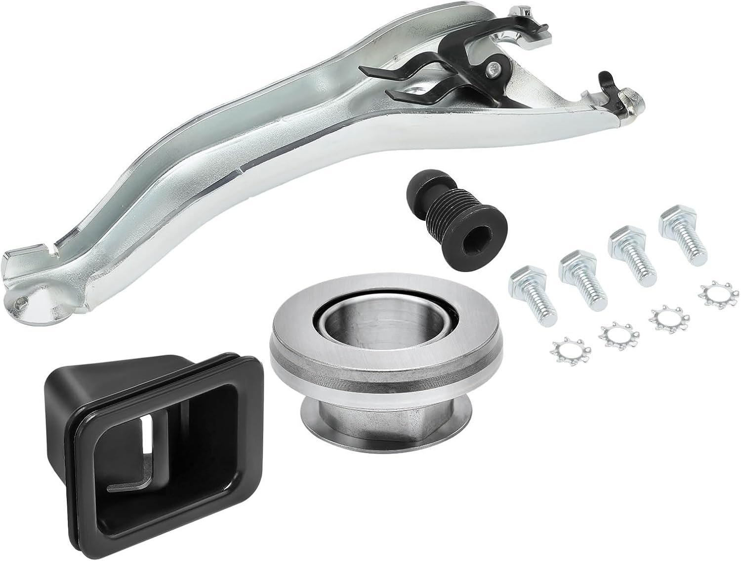 A-Premium Clutch Fork Boot Throwout Bearing Pivot Ball Kit Compatible with Chevrolet Malibu, Impala, Camaro, Corvette, Caprice, Bel Air, Biscayne, Brookwood, Chevelle, Nova, El Camino, Manual Trans.