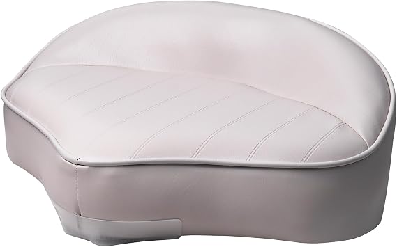Universal Pro Casting Fishing Deck Boat Seat 2 Pack,White