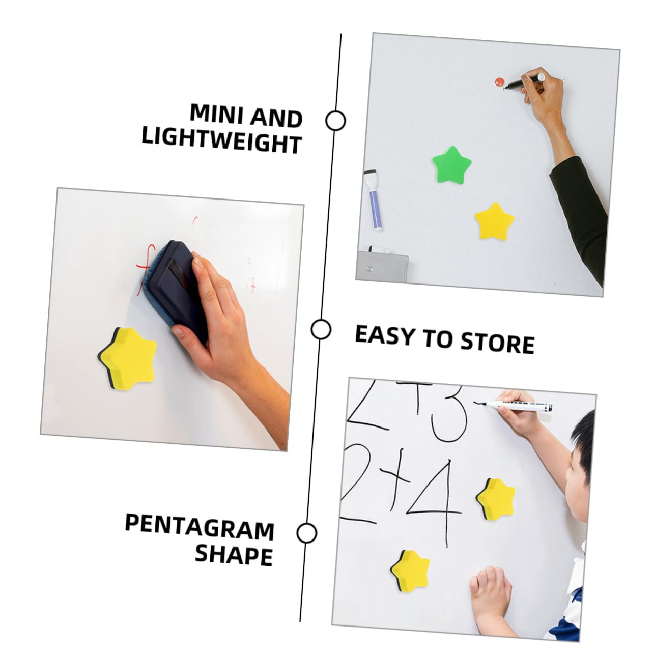 5 Sätze Magnetische Whiteboard Radierer Mit Cartoon Design Tafelradierer Für Büro Schule Und Zuhause Für Meetings Und Präsentationen 10 Stück * 5