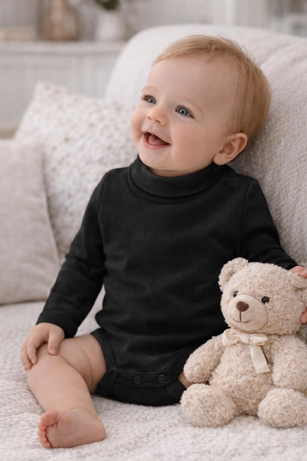 Ellepi Body Lupetto Neonato e Bambino – Caldo Cotone per l’Inverno