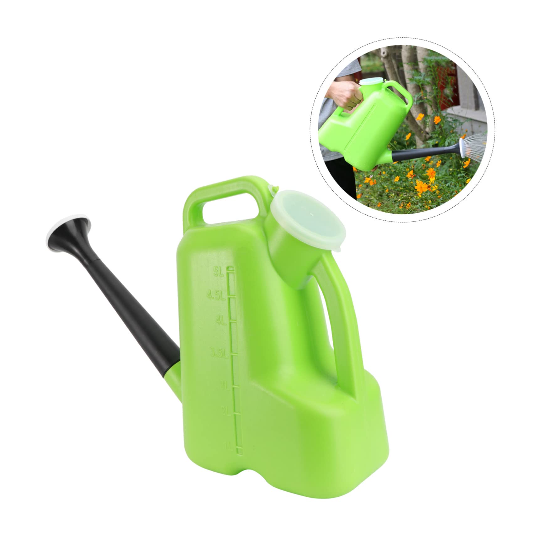 Regadera De Plástico Gran Capacidad Tapa Fácil De Sostener para Flores