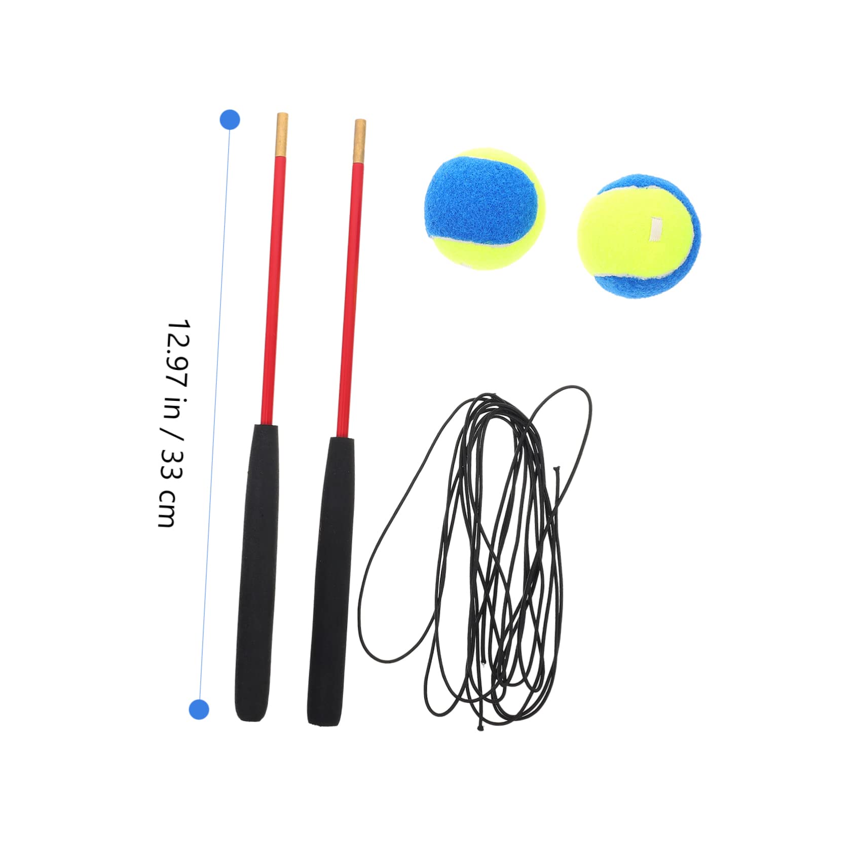 GRIRIW 1Set Elastic Balls for Fitness Outdoor Exercise Plaything Versatile Sports Balls for Balance Fun Suitable for All Ages Multiple Workouts