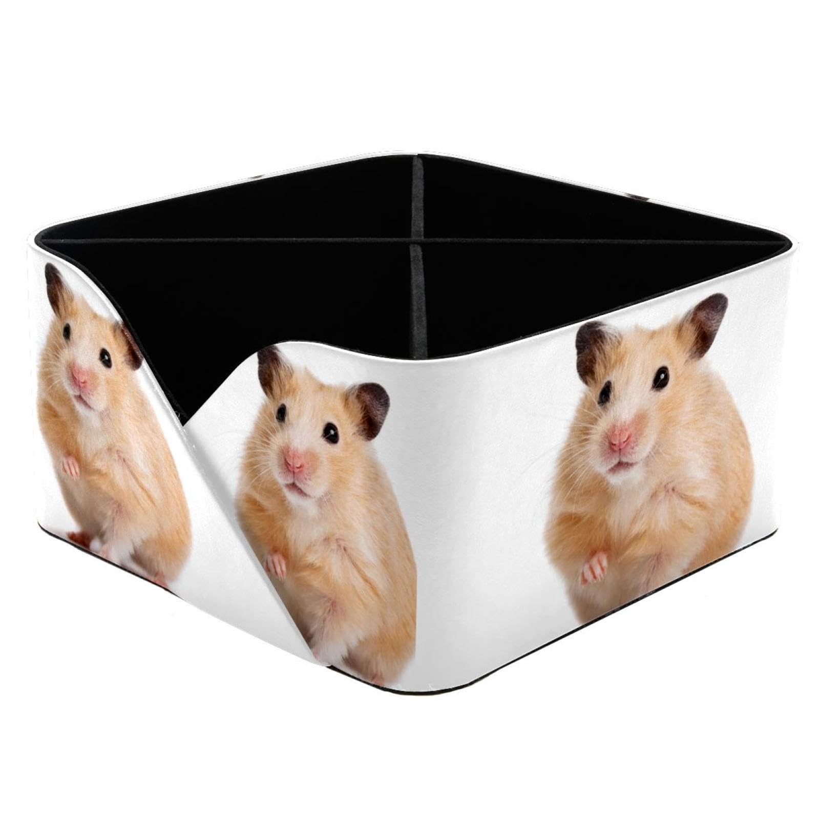 Organiseur de bureau hamster avec porte-crayons et pot de rangement