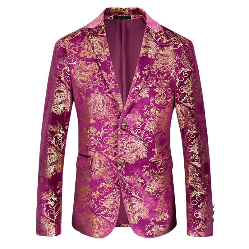 Veste de banquet USTZFTBCL osez le blazer imprimé pour briller