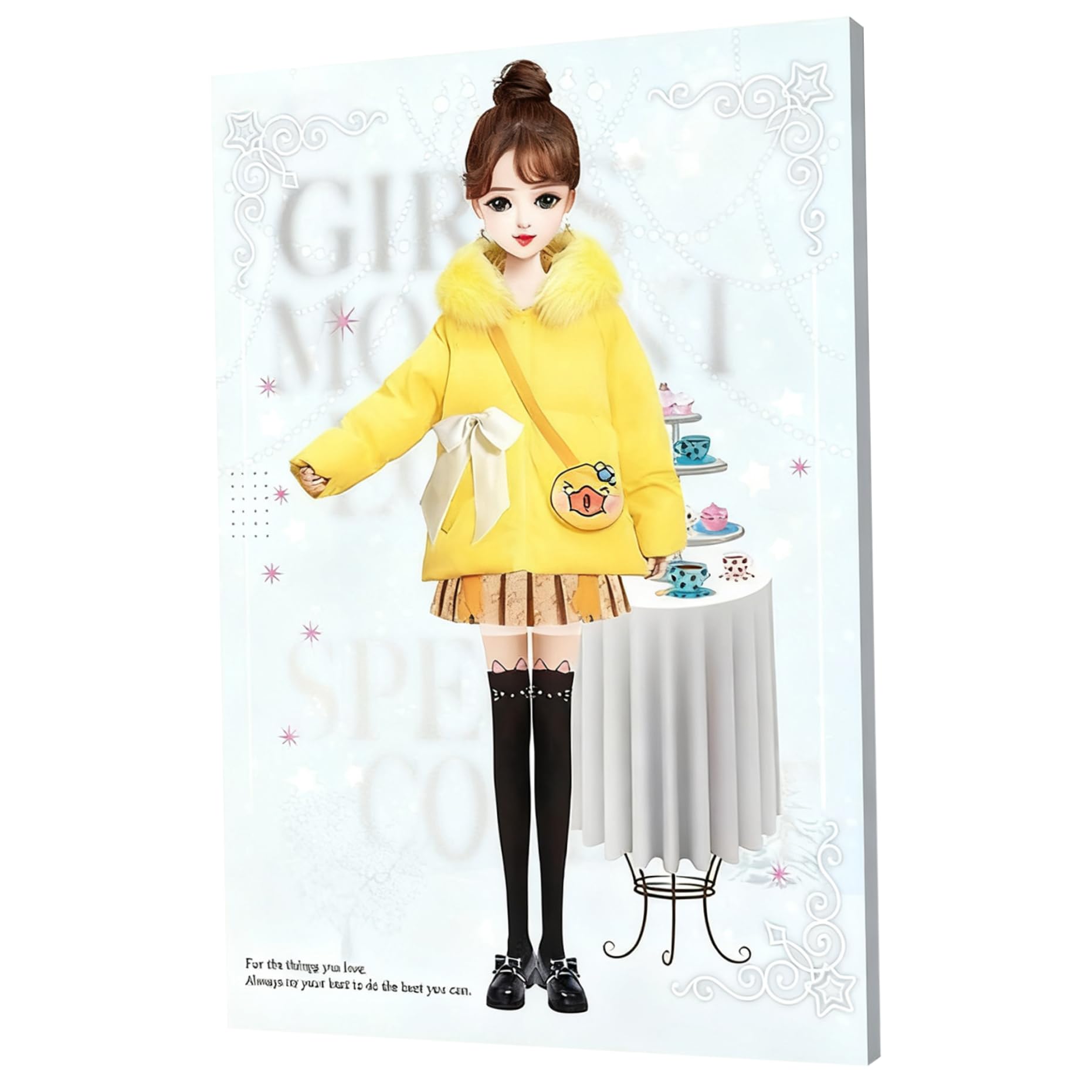 Muñecas de vestir magnéticas para niñas. Muñecas de papel magnéticas a juego creativas que incluyen ropa de vestir, bolsos, zapatos, juguetes para juego de imitación para niños mayores de 3 años..