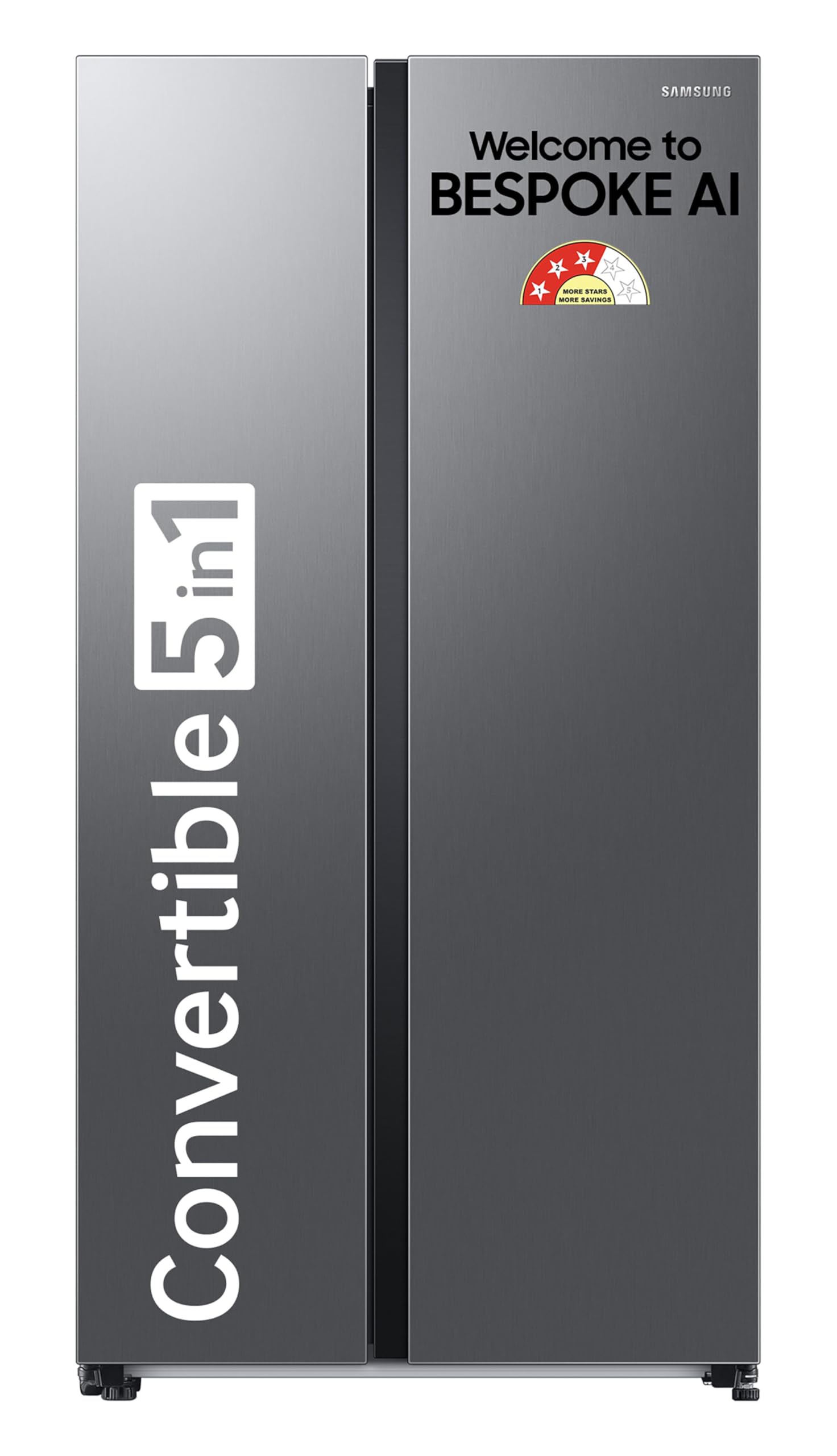 Samsung 653 L, 3 Star, Frost Free, Double Door, Convertible 5-in-1 Digital Inverter, Side By Side AI Enabled Smart Refrigerator with WiFi (RS76CG8003S9HL, Silver, Refined Inox, 2024 Model) (B0BQC4Y4TP) Amazon Price History, Amazon Price Tracker