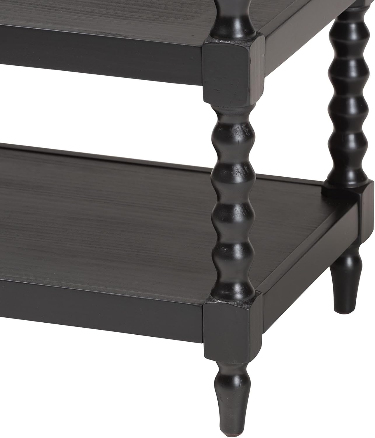 Baxton Studio Imogene Retro-Modern Black Wood End Table