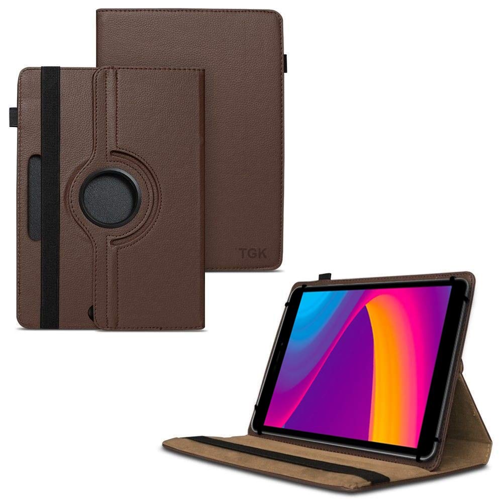TGK Rotating Cover for Panasonic Tab 8 HD Tablet 8 inch (Brown) 360 Degree 3 Camera Hole Leather Stand Case (B08P1NSDMD) Amazon Price History, Amazon Price Tracker