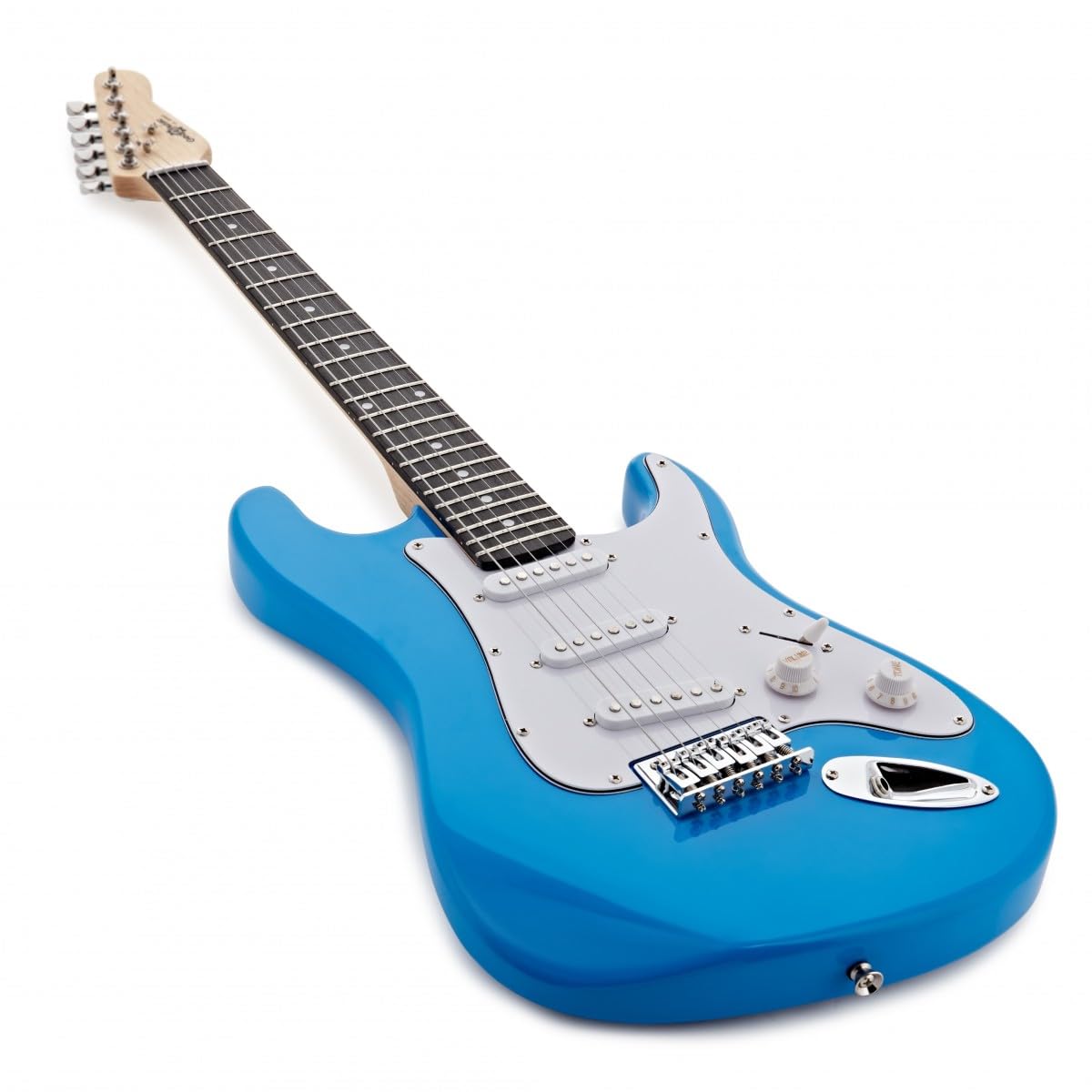 Gear4music Junior Gitarre Elektrisch 3/4 Blau Musikinstrumente & DJ-Equipment