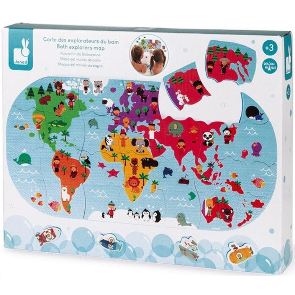 JANOD  - MIX AND MATCH ANIMALS BATH TOY - GREAT GIFT