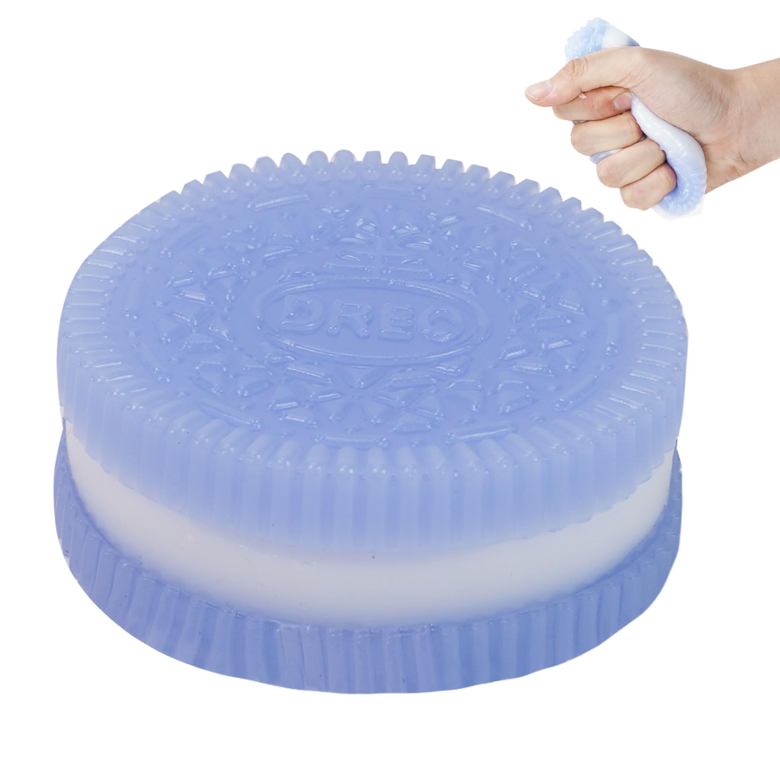 Squishy Oreo Cookie Stress Toys for Kids Adults, Sensory Toys, Relief Squeeze Toys Squishy Toy (Purple)