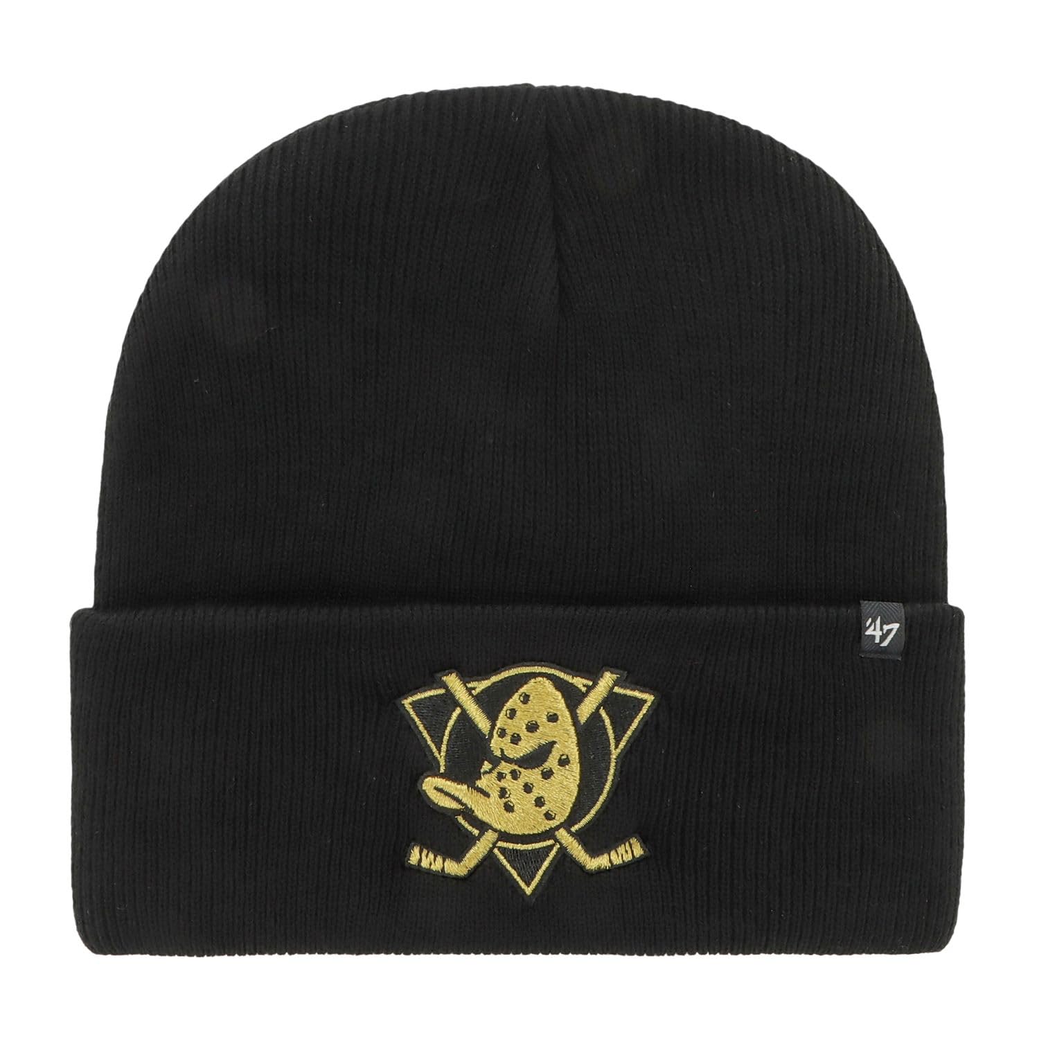 47 Brand Knit Beanie - Haymaker Anaheim Ducks Black