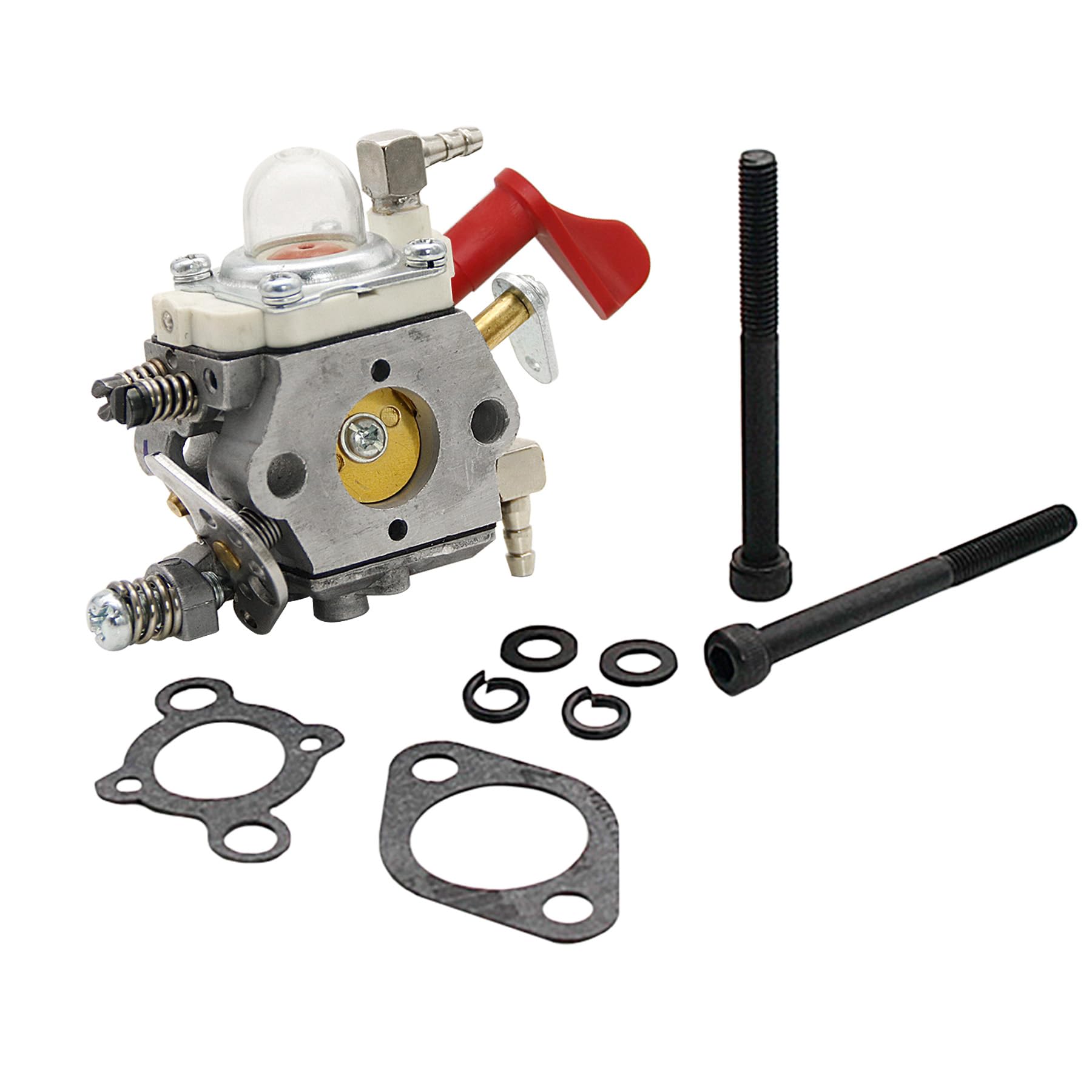 smTSRC High Performance Carburetor Replace for Walbro WT 668 Carb for HPI Baja 5B FG ROVNA KM RCMK Losi 5ive-T Zenoah CY Engine (Red) - Image 4