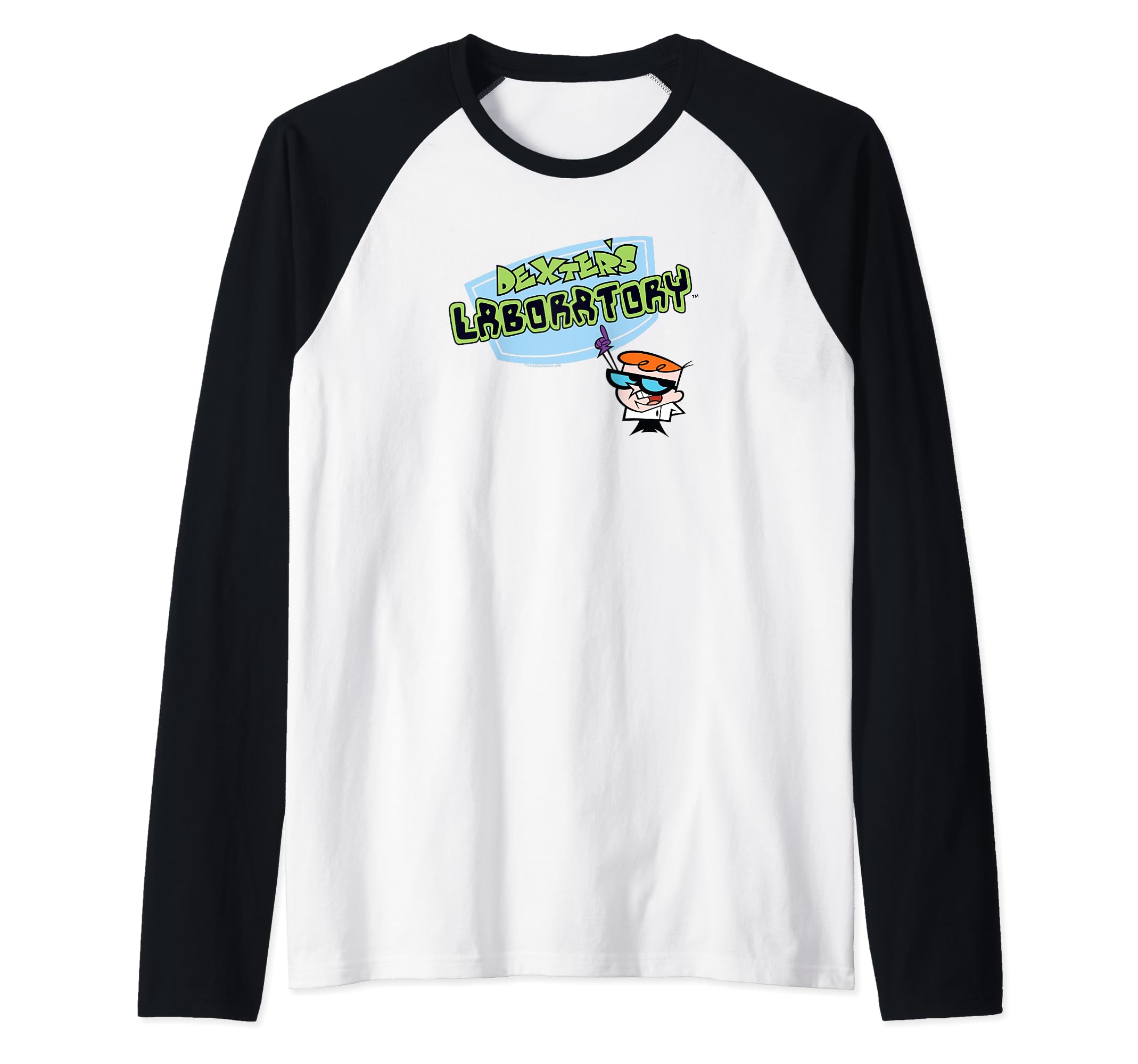 Dexter's Laboratory Logo Raglan Baseball Tee
