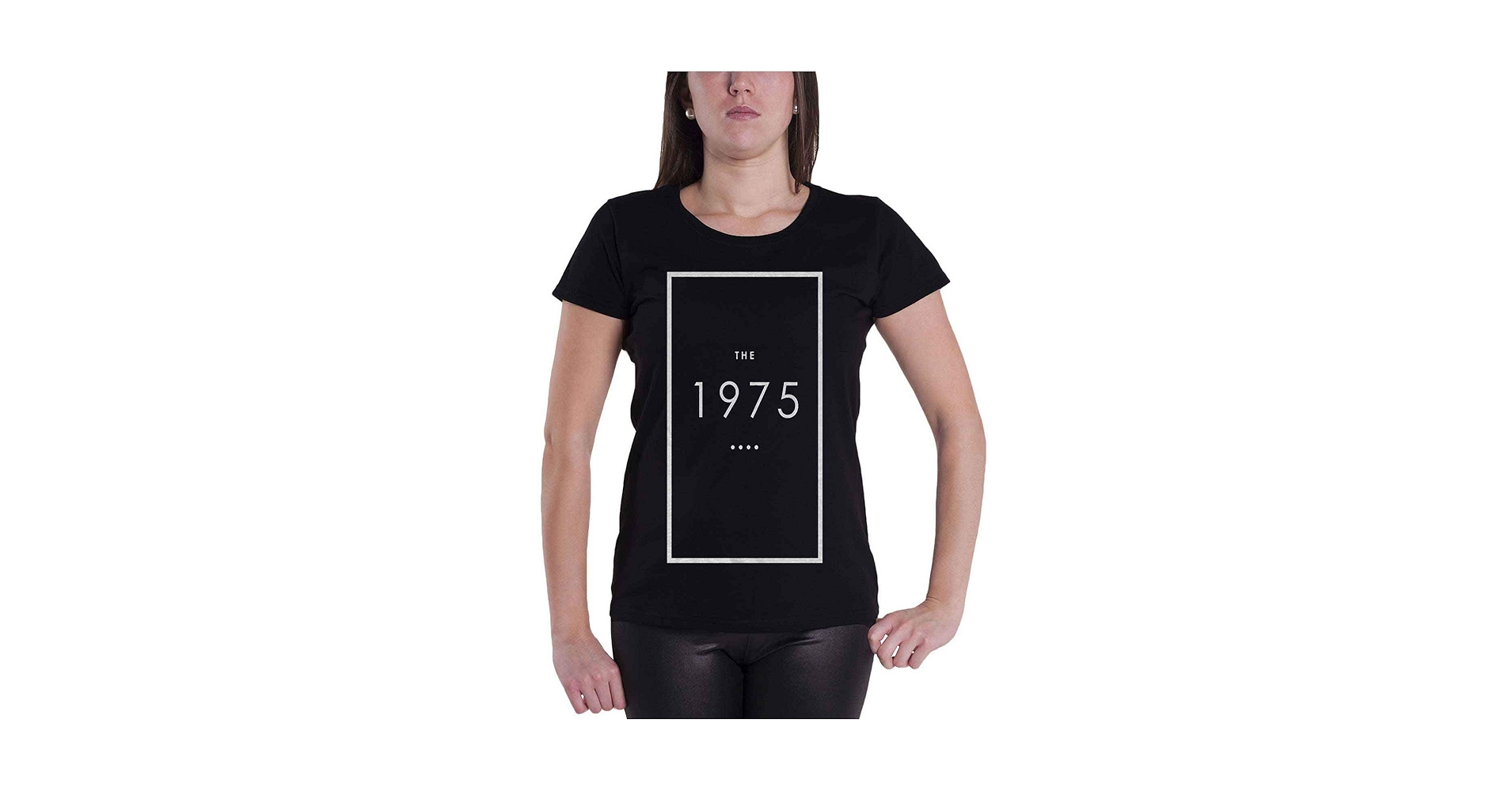 Amazon | [The 1975] T Shirt Original Band Logo Outline 公式