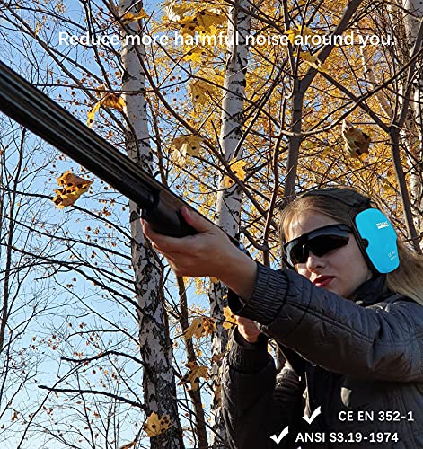 Image of PROHEAR 016 NRR 26dB Shooting Ear Protection, Slim Passive Earmuffs