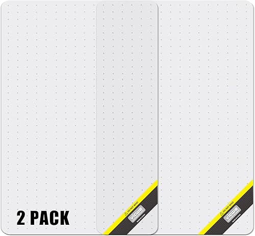 Miniatura 16 de Vicwe Tapete para Silla de Oficina para Alfombra, 32'' x 55'' Tapete para Silla de Escritorio de Computadora para Pisos Alfombrados, Tapete Duro de