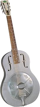 Regal RC-43 Metal Body Triolian Guitar - Antiqued Nickel-Plated Steel