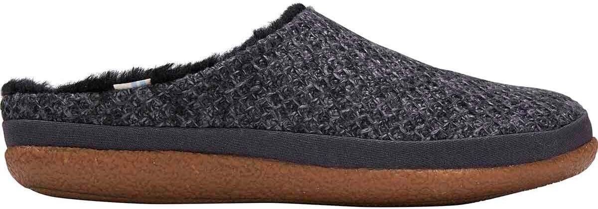 TOMS - Womens Ivy Slipper, Size: 11 B(M) US, Color: Black Heather Sweater Knit