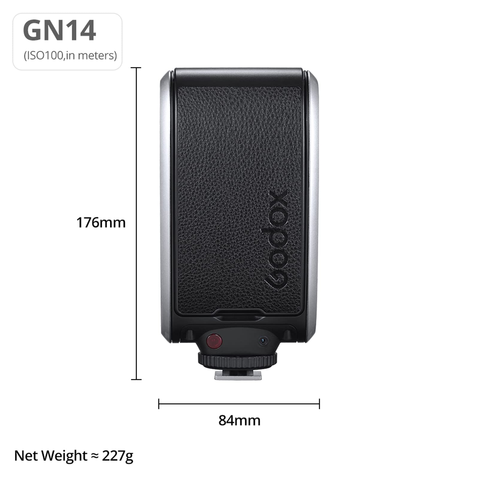 Amazon | Godox Lux Senior レトロクラシックカメラフラッシュ USB-C