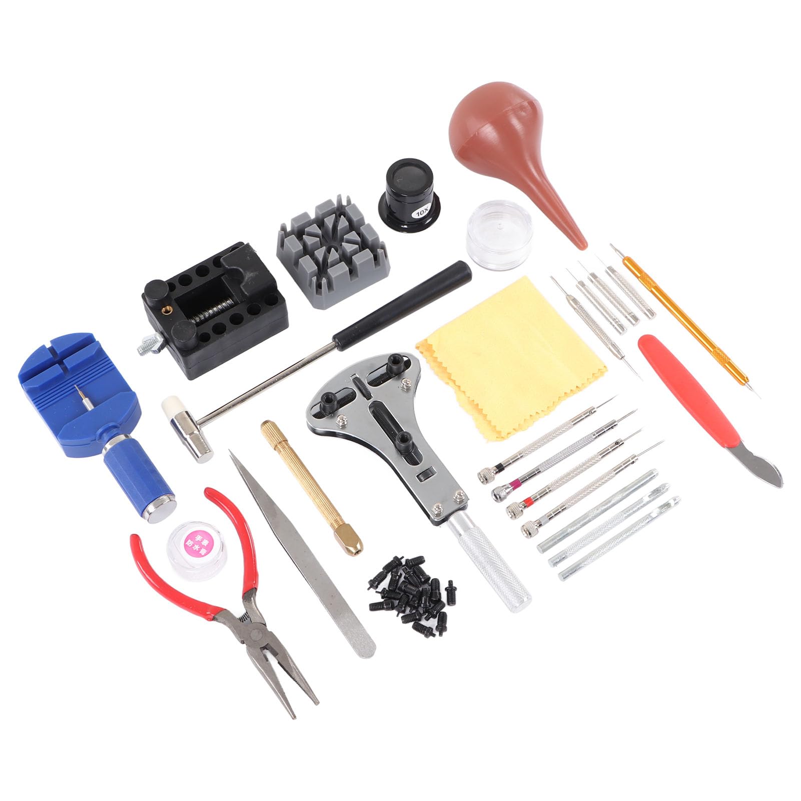 FTVOGUE Uhren-Reparatursatz, Komplettes Uhrenbatterie-