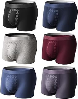 6Pcs MAGEFT Energy Field Therapy Men Pants, EFT Energy-Field-Therapy Men's Underwear, EFT Underwear, magneticeft Energy Field Therapy Men Pants (6Pcs,4XL)