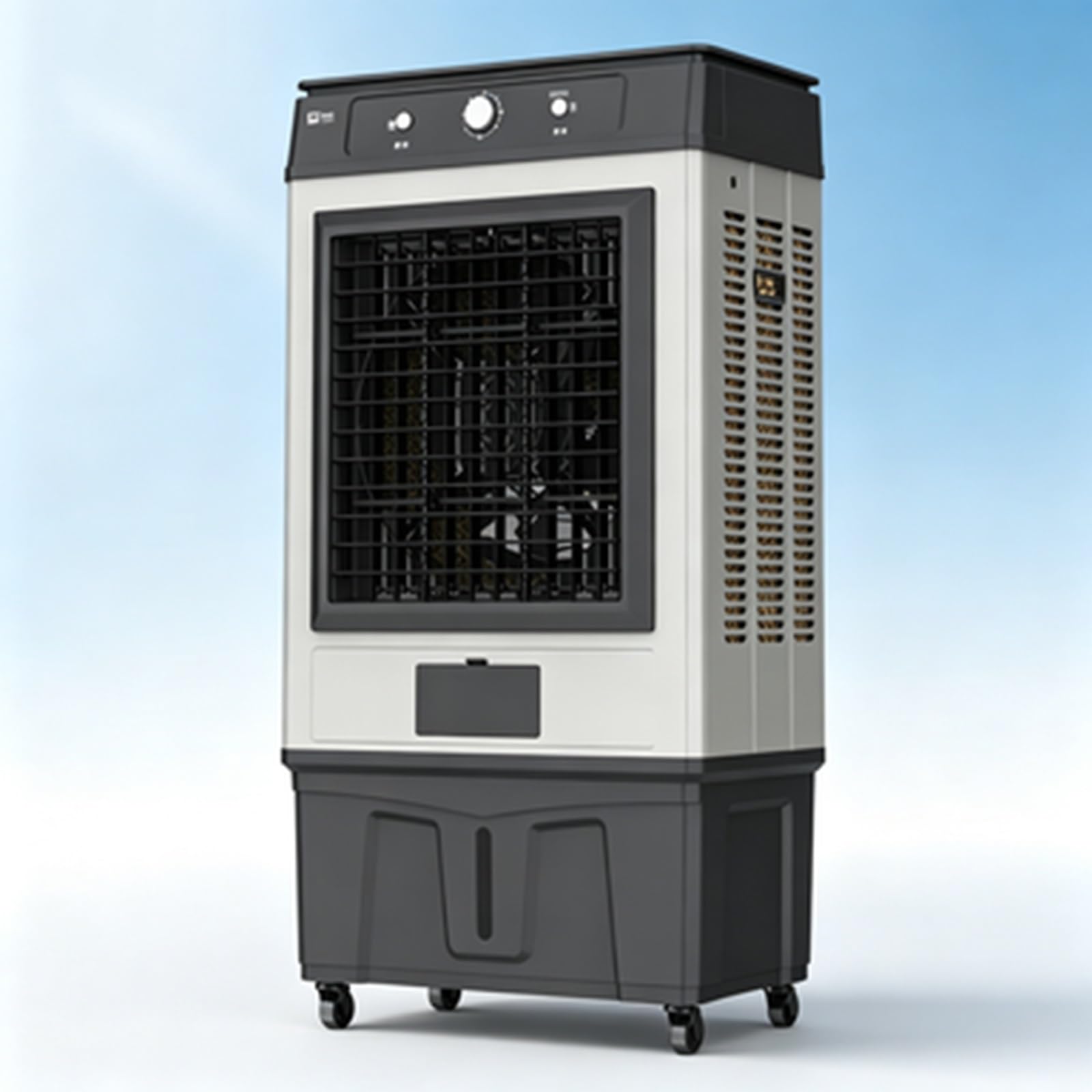 Josogo 4 Mobile Swamp Cooler, Portable Evaporative Water Air Cooler With 360°
