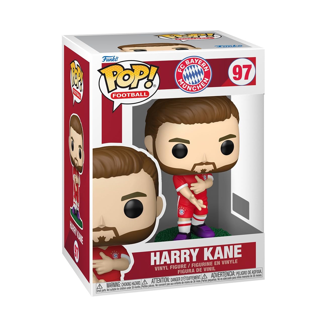 Funko POP! Football: FC Bayern München - Harry Kane - Collectable Vinyl Figure - Gift Idea - Official Merchandise - Toys For Kids & Adults - Model Figure for Collectors and Display