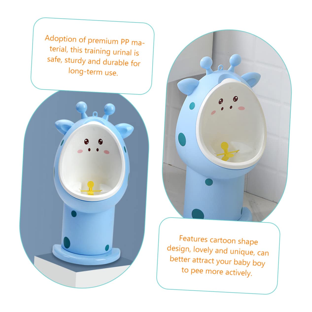 BESTonZON Urinal Für Jungen Kleinkind Trainings Urinal Töpfchen Trainings Urinal Kleinkind Töpfchen Für Jungen Cartoon Urinal Töpfchen Training Für Jungen Kleinkind Urinal Für