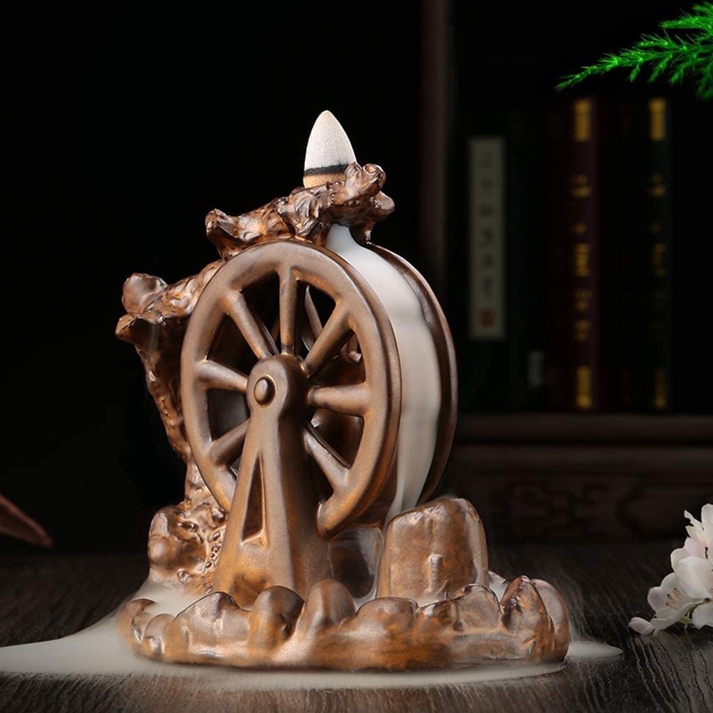 Palnik Na Kadzidełka Kreatywny Ceramiczny Uchwyt Kadzidła Z Kadzidełkiem Z Przepływem Zwrotnym Kadzielnica Kadzielnica Home Decor Odwrócony Palnik Kadzidła Pokoju Medytacyjnego Salonu
