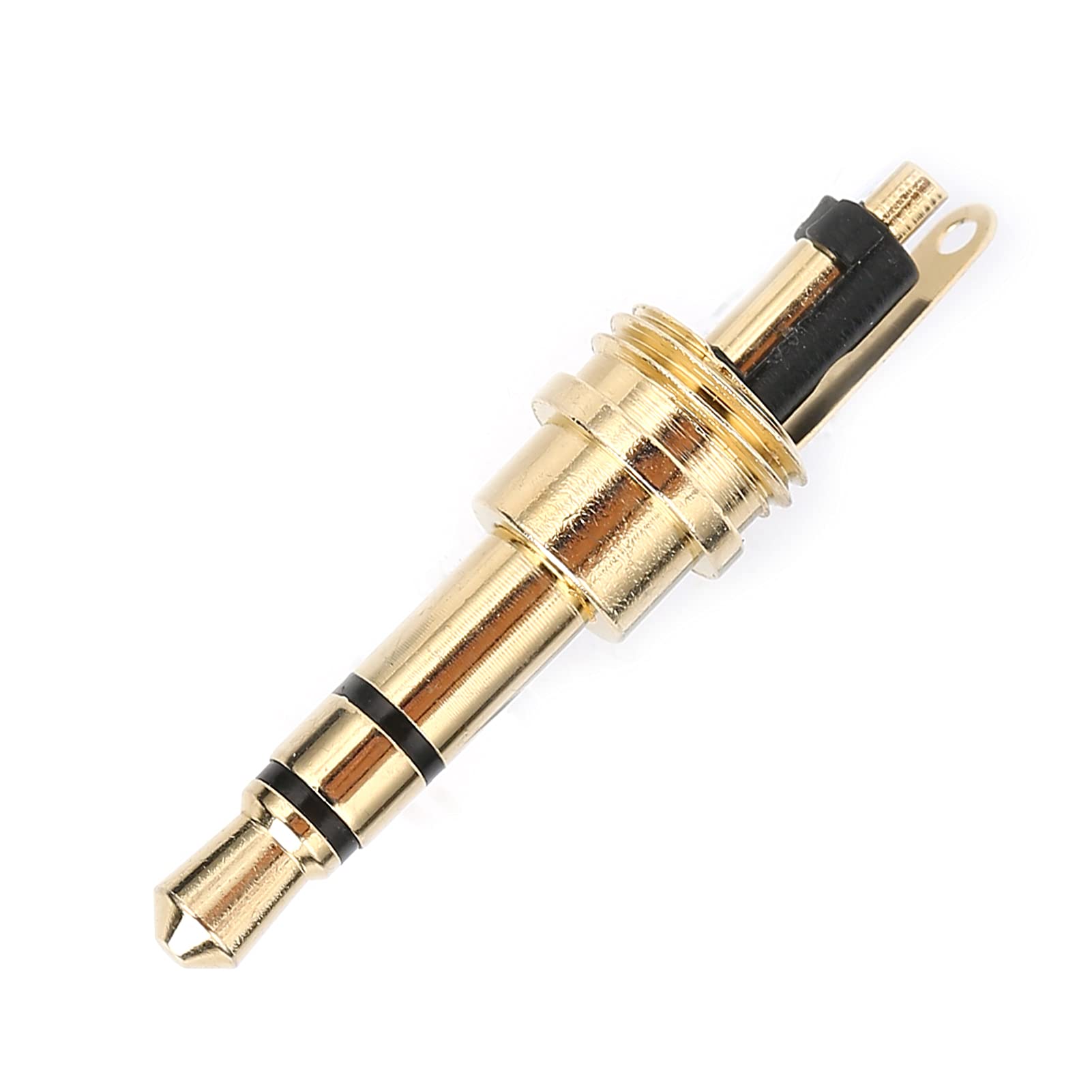 Adaptateur de Prise Jack stéréo 3,5 mm à 3 Broches plaqué Or, Accessoire de réparation et de Remplacement pour écouteurs et câbles Audio DIY, Lot de 100 Prises Jack soudées en