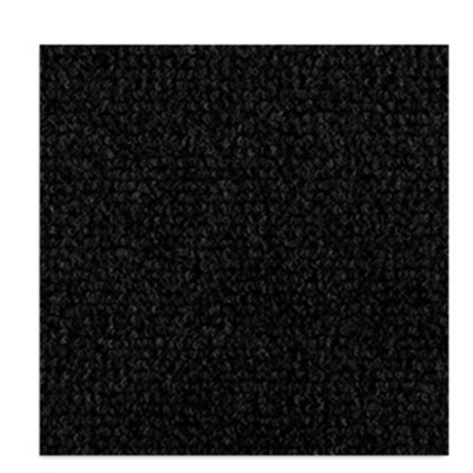 Selbstklebende Teppichfliesen 20 Stück Teppich 30x30cm, farbig gesteppt, selbstklebend, rutschfest, for Wohnzimmer, Couchtisch, Büro oder als Bodenmatte für Büro(Black,20pcs)